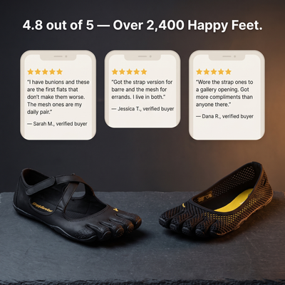 Simply Barefoot's Natural 5 Toe Flats