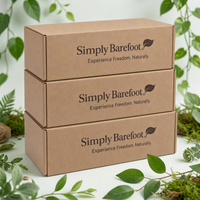 Simply Barefoot's Natural 5 Toe Flats